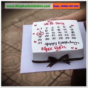 Bánh Sinh Nhật Cuốn Lịch - CL114